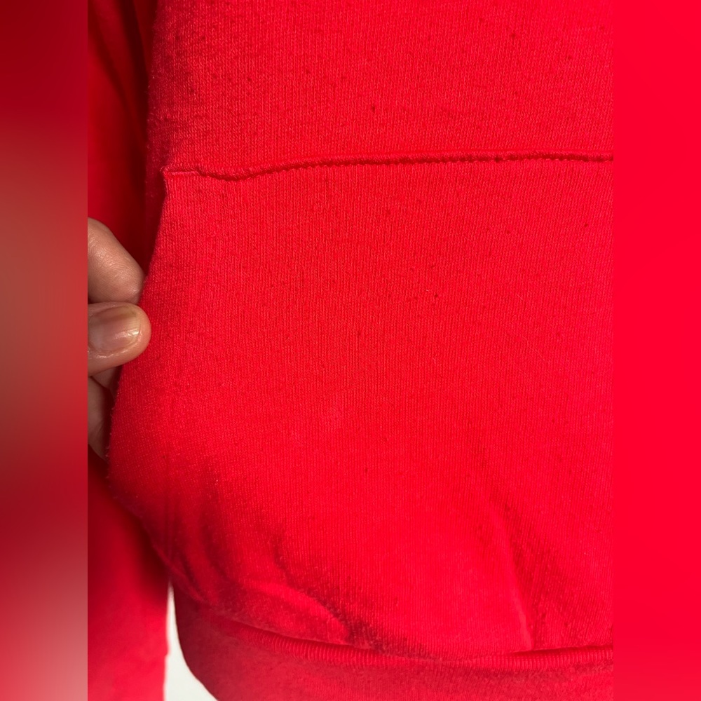 Victoria’s Secret PINK quarter zip sweatshirt, Red, size S - Picture 3 of 14